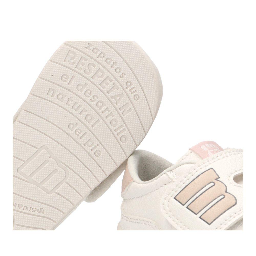 Zapatillas Casual Infantil Mustang 48909 Respetuoso Blanco y Nude Ligero- C55159 6/7