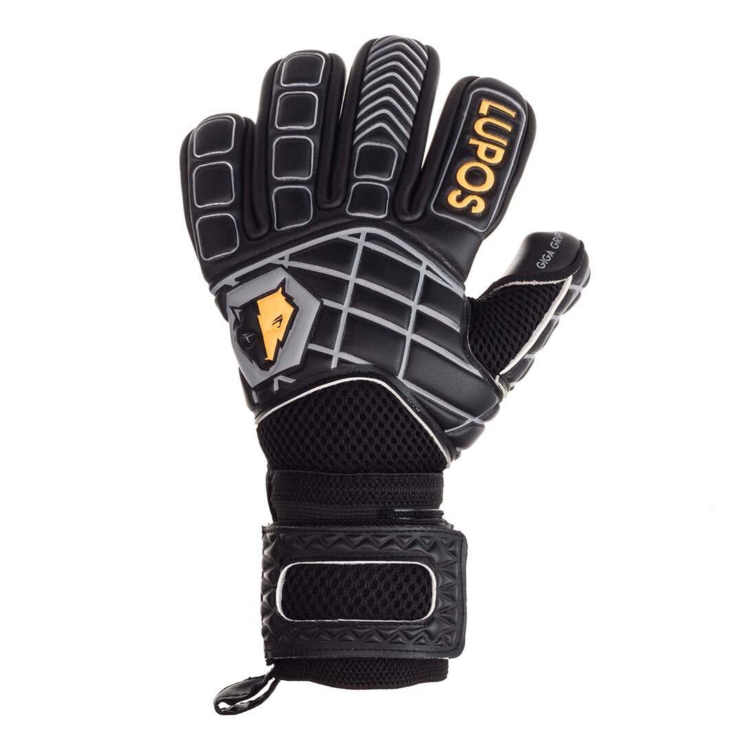 Rękawice bramkarskie Lupos Hyper Black - 9 1/7