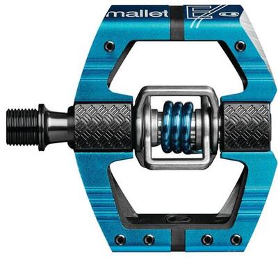 Mtb pedaal mallet enduro ls clipless pedaal. elektrisch blauw