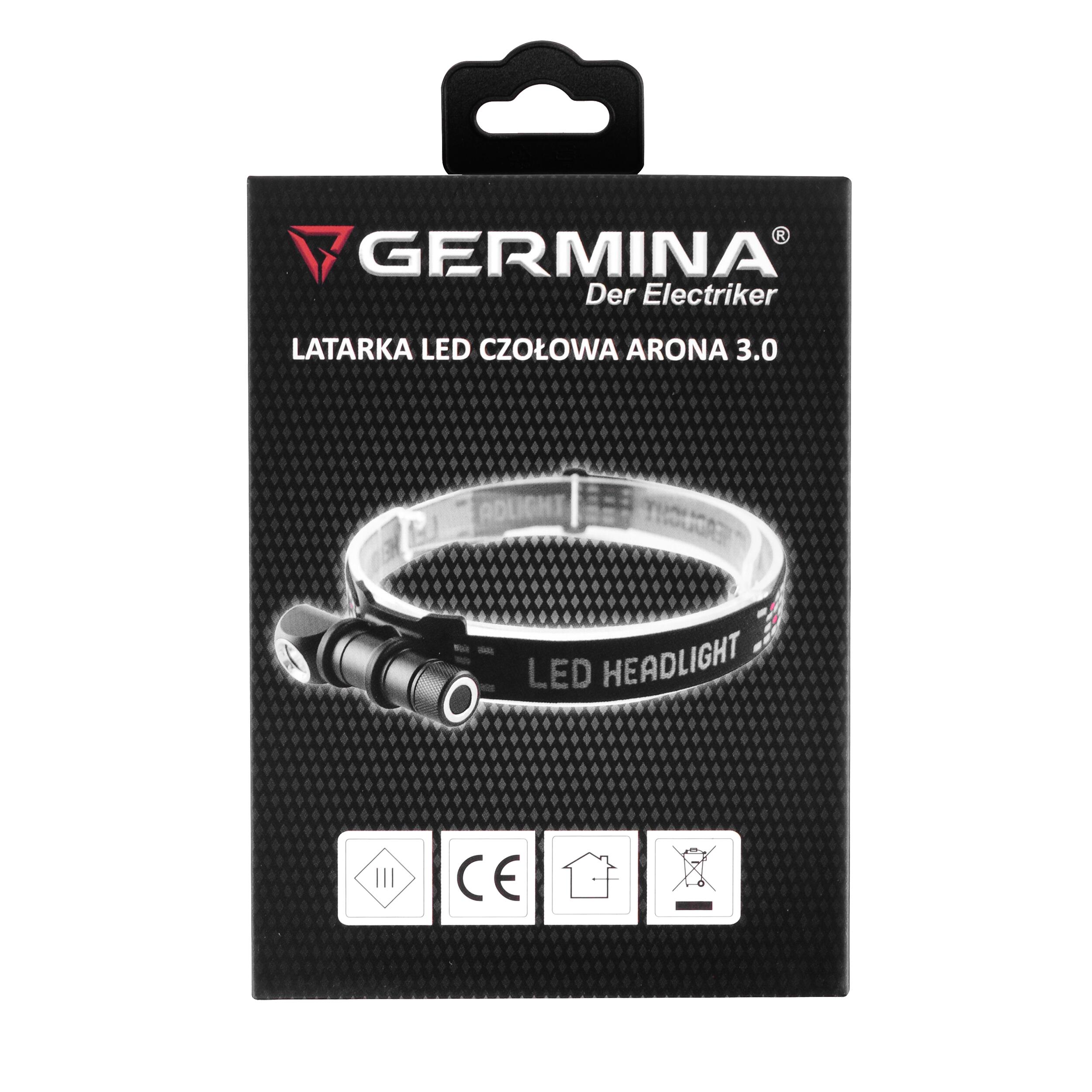 Latarka ledowa czołowa Arona 3.0 Germina 3/7