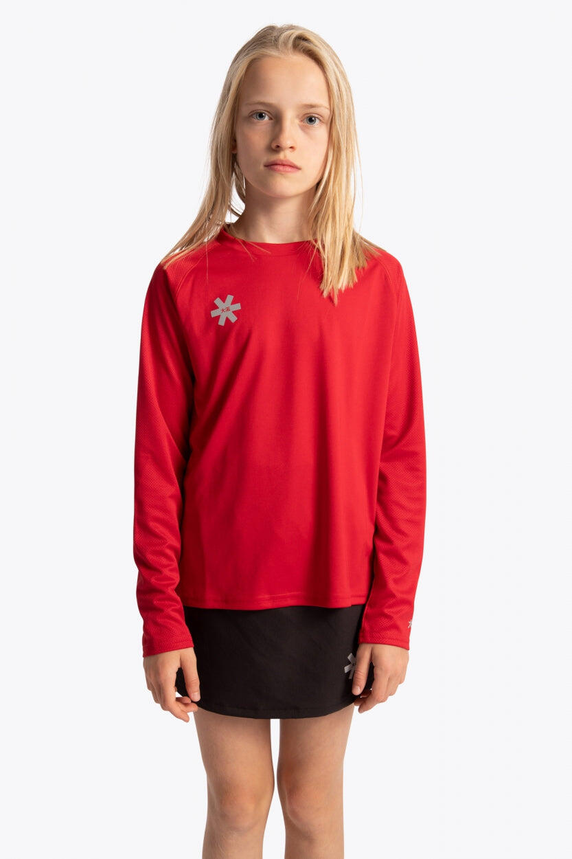 T-shirt d'entraînement à manches longues pour enfants Osaka | Rouge 4/6