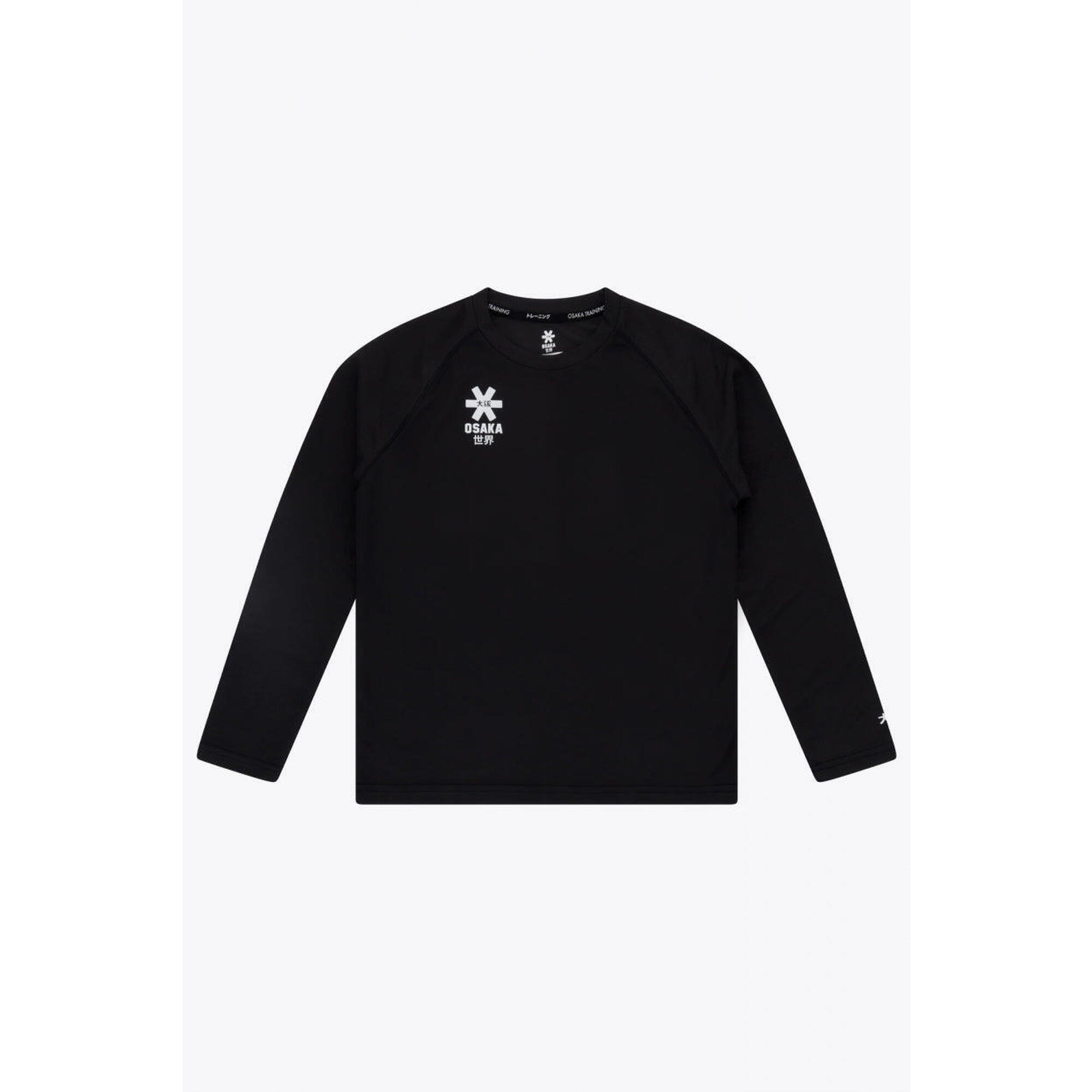 Osaka - T-shirt D'Entraînement À Manches Longues Pour Enfants Osaka | Noir - Maillot De Hockey - Noir - Decathlon