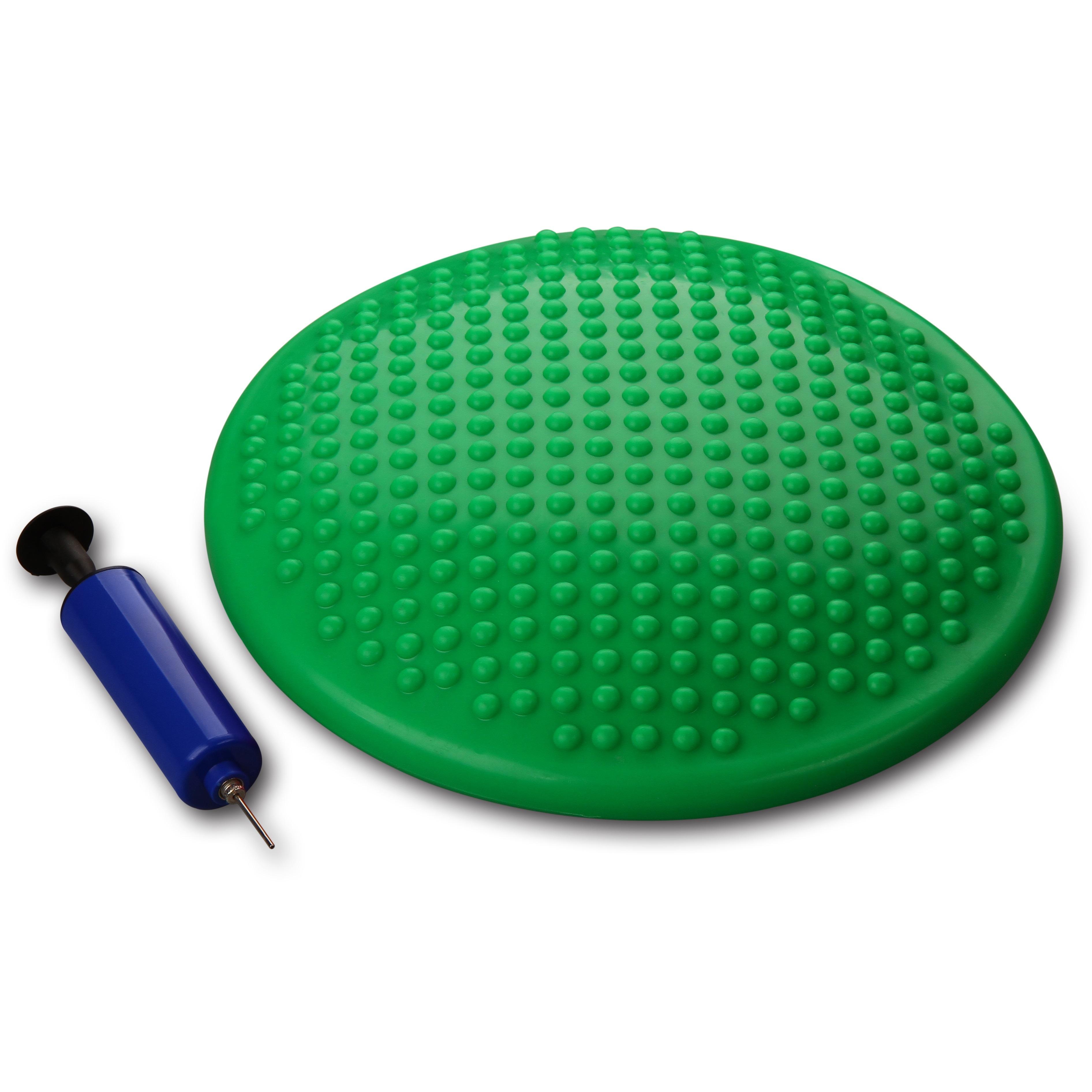 INDIGO SPORTS Balanční podložka Fitness SLIM INDIGO 33 cm s pumpičkou