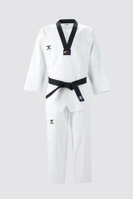 Taekwondo-pak dan (dobok) jc-club | wt | wit-zwart