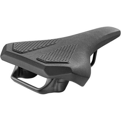 Selle monte grappa corvetta zadel met handgreep in zwart