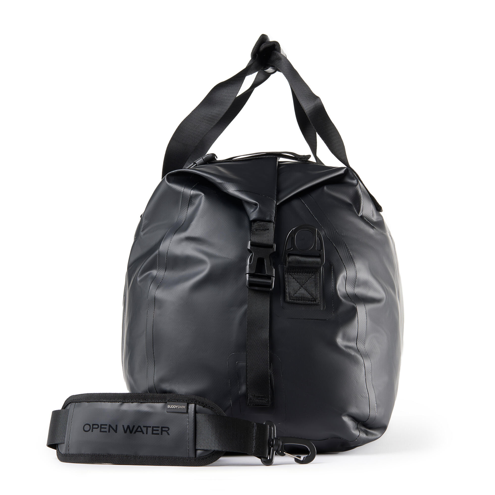 Waterdichte reistas Dry Duffle Bag 60L, waterdicht zwart-lichtgrijs 3/5