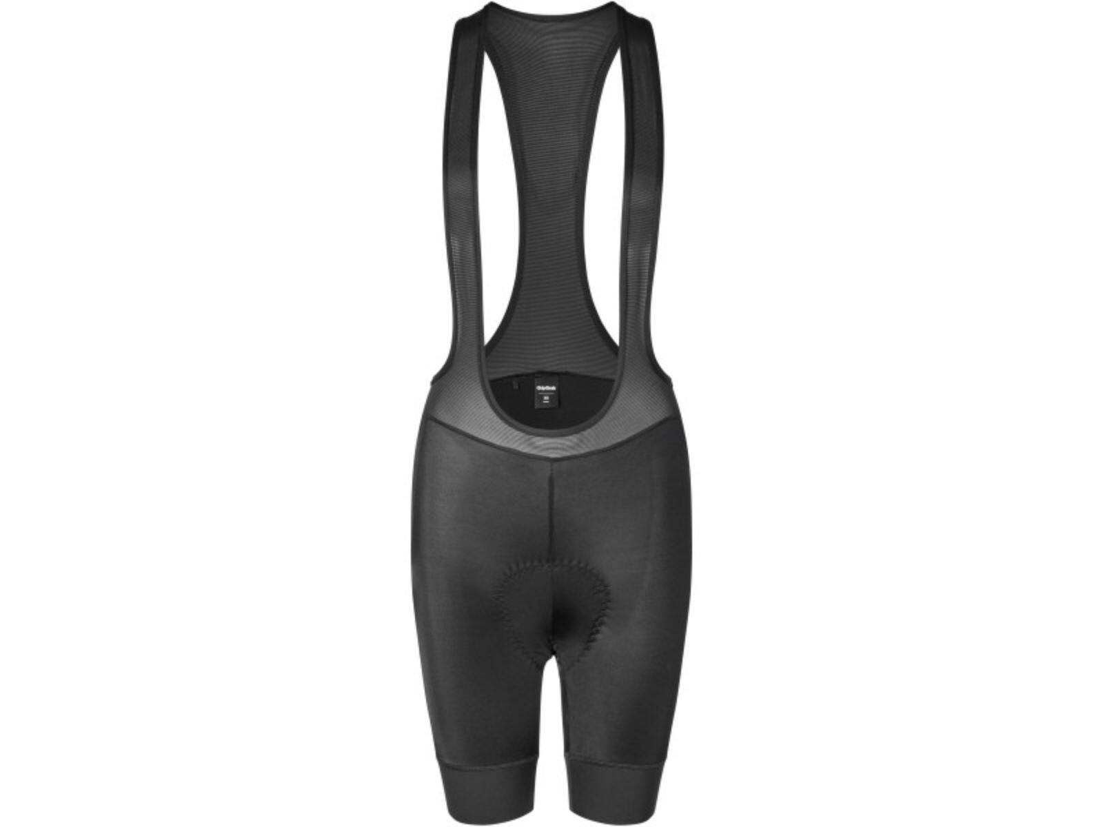 Kurze Damen-TrägerhoseGripGrab Essential Schwarz 5/6