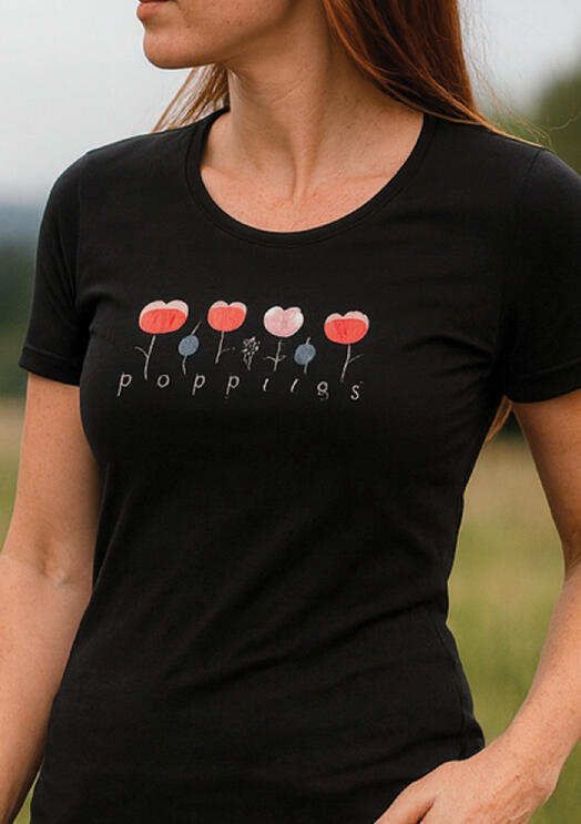 T-shirt da donna in lana merino POPPY 3/3