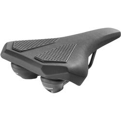 Selle Monte Grappa Corvetta — selle vélo noire avec élastomère