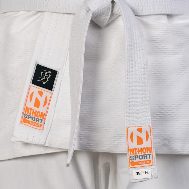 Judopak Nihon Yu voor kinderen | wit 3/4