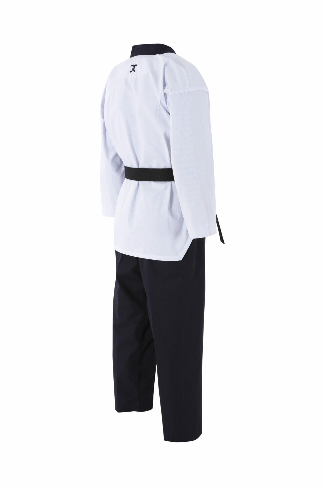 JCalicu poomsae dan taekwondopak mannen | WT | wit-zwart 4/4