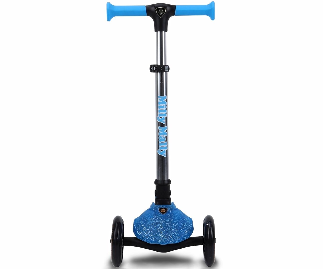 Scooter Jelly bleu roues LED 5/7