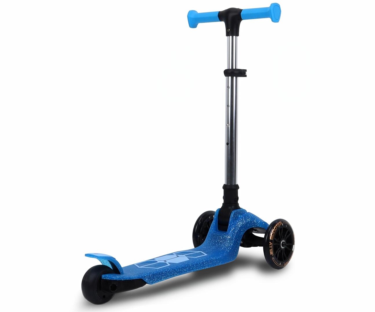 Scooter Jelly bleu roues LED 4/7