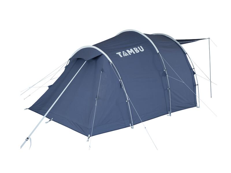 Tunnelzelt TC TAMBU Suti 4 Personen Zelt Baumwollmischgewebe in Stehhhe |  Decathlon