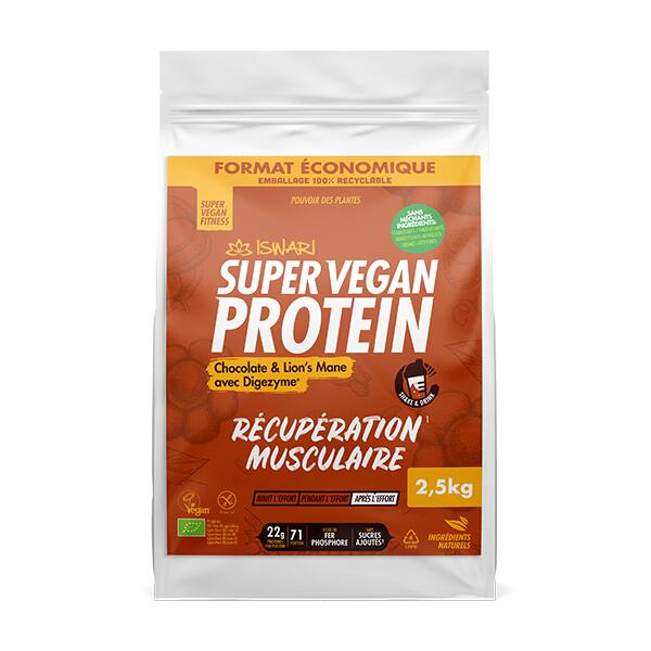 Super Vegan Eiwit Chocolade & Leeuwenmankruid met Digezyme® 2/5