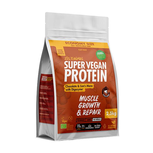 Super Vegan Eiwit Chocolade & Leeuwenmankruid met Digezyme® 4/5