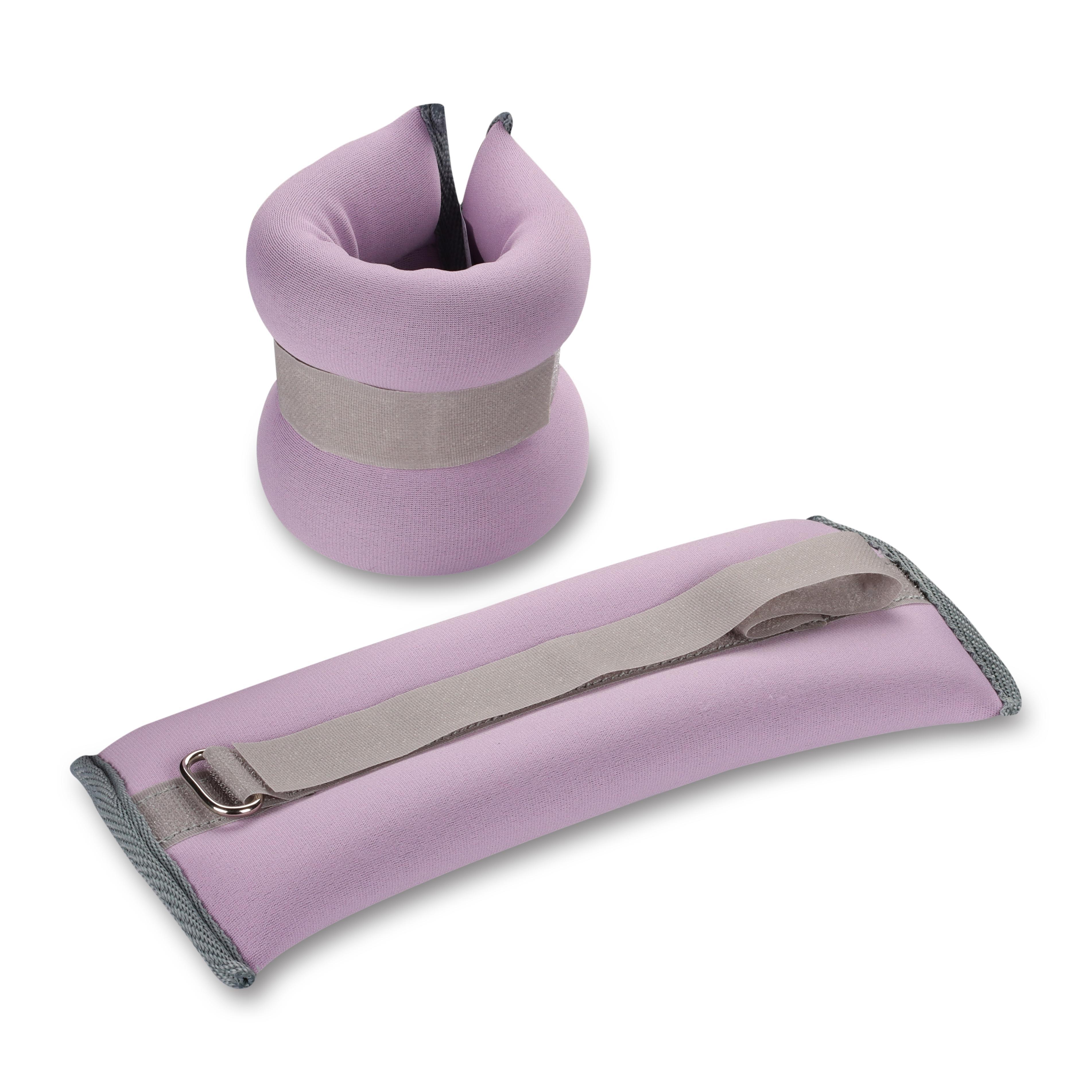 Indigo Sports - Poids Pour Chevilles Et Poignets En Néoprène Indigo 2*0,2 Kg - Haltères Reglable - Violet - 200 G - Decathlon