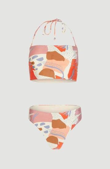 Bikini O'Neill Jen Longline imprimé floral denim - 36 (fille)