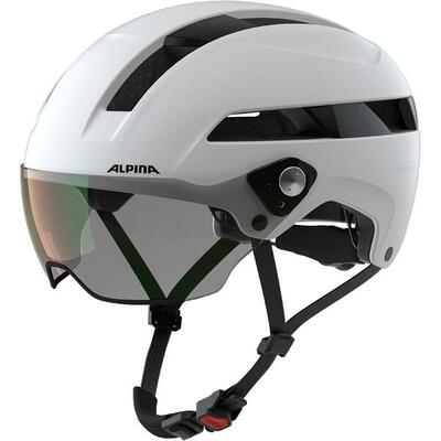 Olympisch sportswear urban helm soho visor v 55-59 mat wit