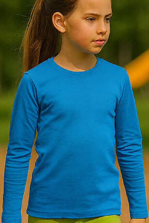 T-shirt in lana merino per bambini LONY 2/5