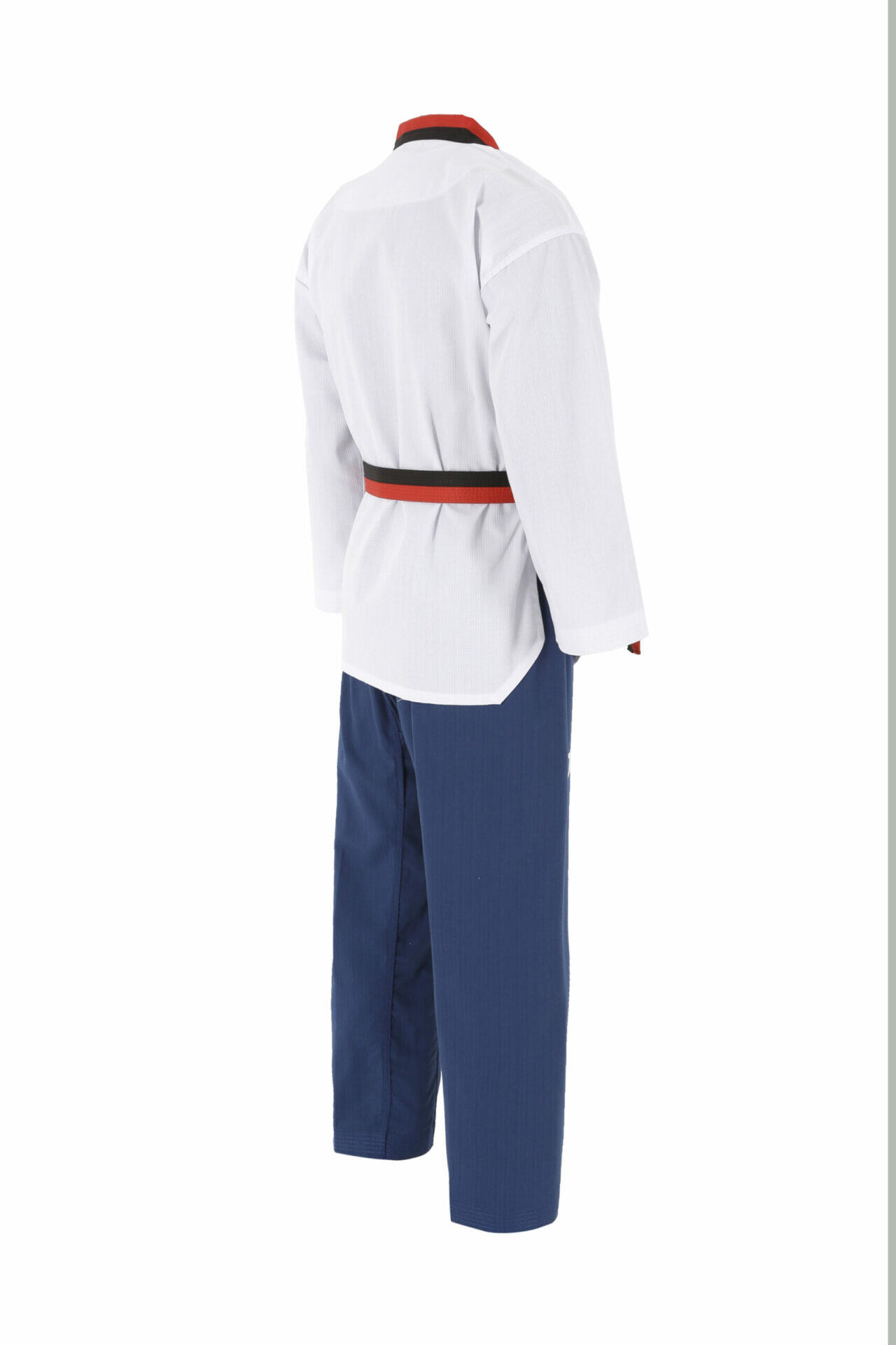 JCalicu poomsae taekwondopak poom jongen | WT | wit-blauw 4/4