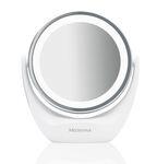 medisana CM 835 Kosmetikspiegel mit LED-Ringbeleuchtung, 5-fach-Vergrößerung 2/7