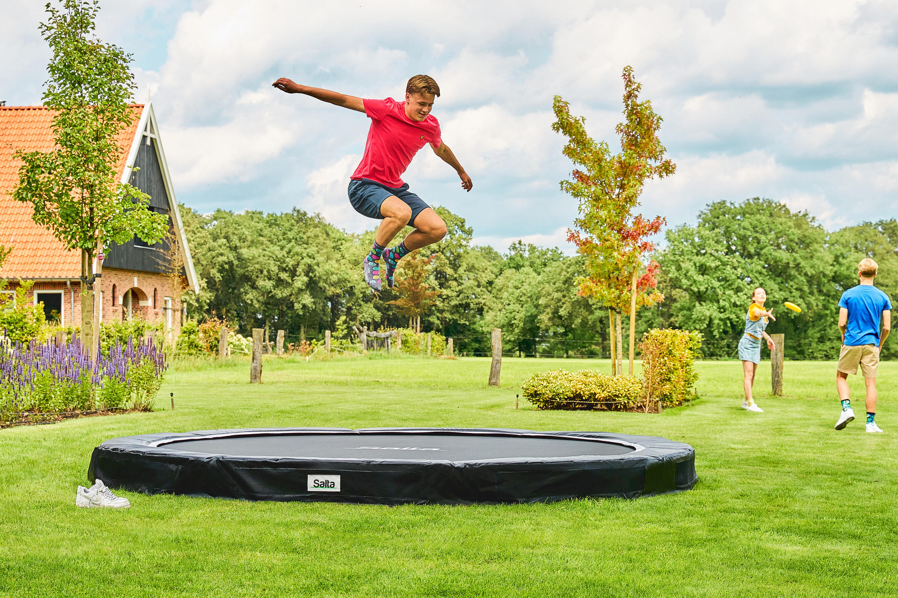 Premium Ground Sports - ø305cm - Bodentrampolin - Rund - Schwarz 6/6