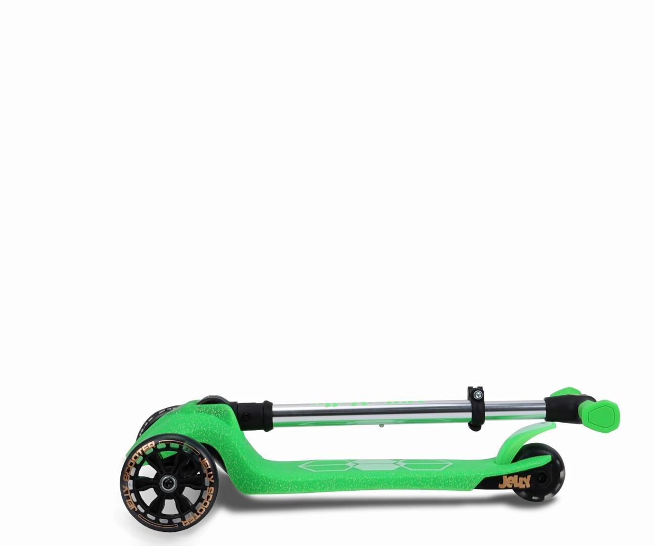 Scooter Jelly vert roues LED 6/7