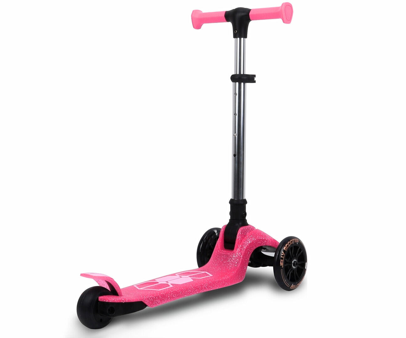 Scooter Jelly Pink roues LED 4/7