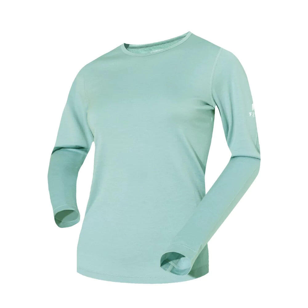 T-shirt femme 100% laine de mérinos manches longues - Bjork 210 2/6