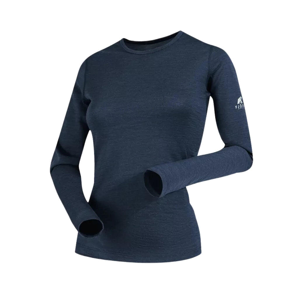 T-shirt femme 100% laine de mérinos manches longues - Bjork 210 2/4