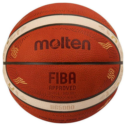 Piłka koszykarska Molten B7G5000 FIBA EuroBasket 2025 skóra naturalna, do hali