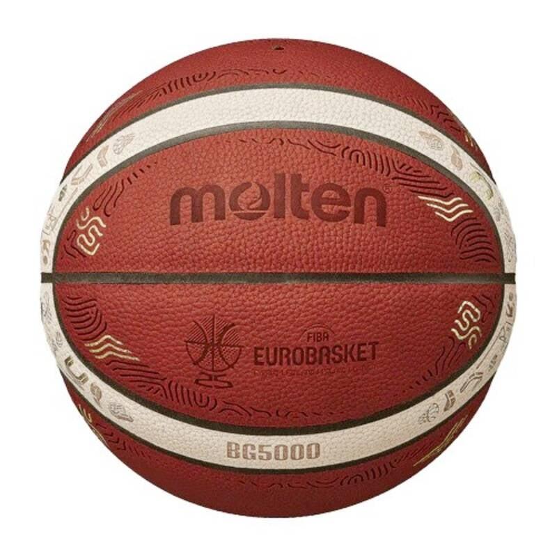 Piłka koszykarska Molten B7G5000 FIBA EuroBasket 2025 skóra naturalna, do hali 6/7