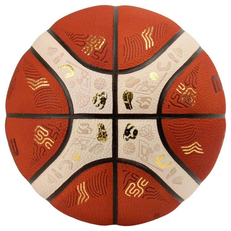 Piłka koszykarska Molten B7G5000 FIBA EuroBasket 2025 skóra naturalna, do hali 5/7