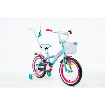 Rower dziecięcy GERMINA 16 bmx dla dziewczynki z dodatkami