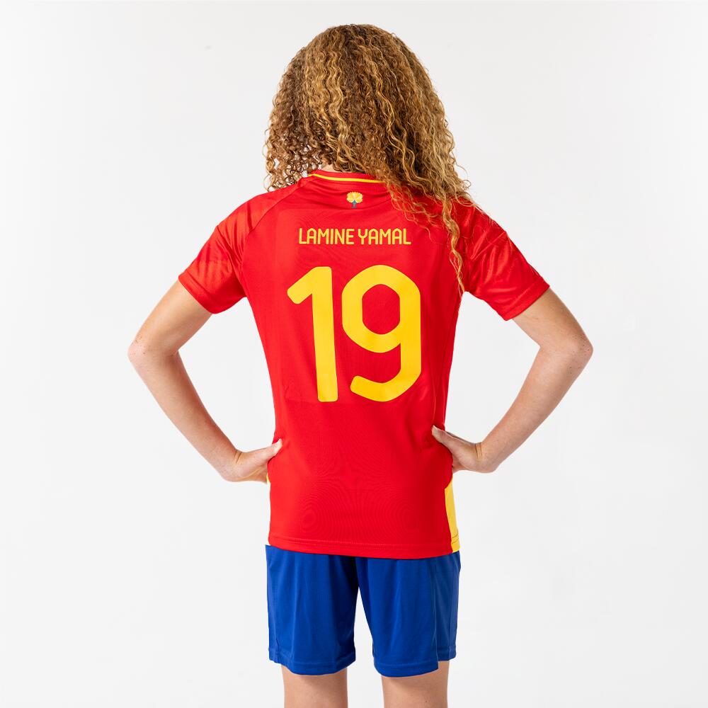 REAL FEDERACIÓN ESPAÑOLA DE FÚTBOL Dětský domácí dres Španělska - Lamine Yamal