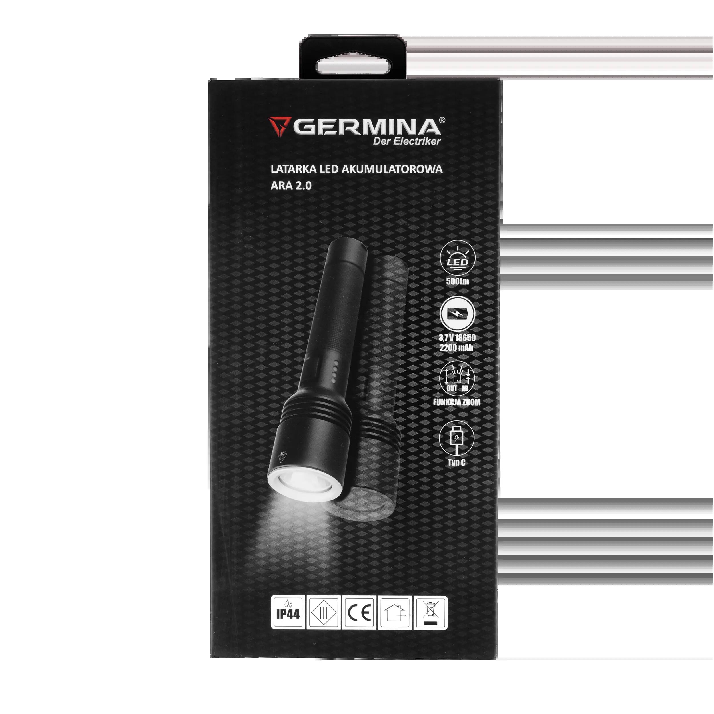Latarka ledowa Ara 2.0 Germina 4/7