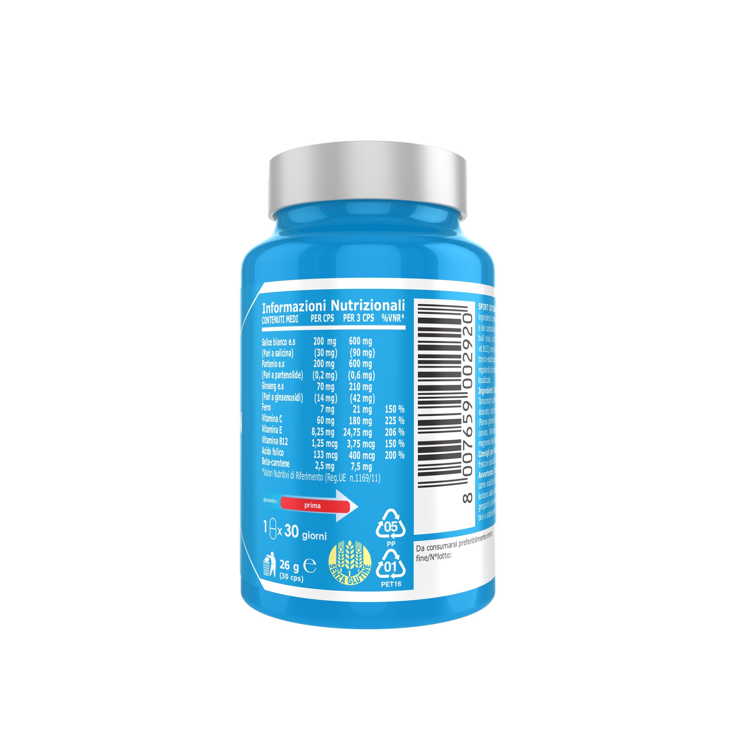 Integratore alimentare - SPORT OXYGEN - 30 cps 3/5