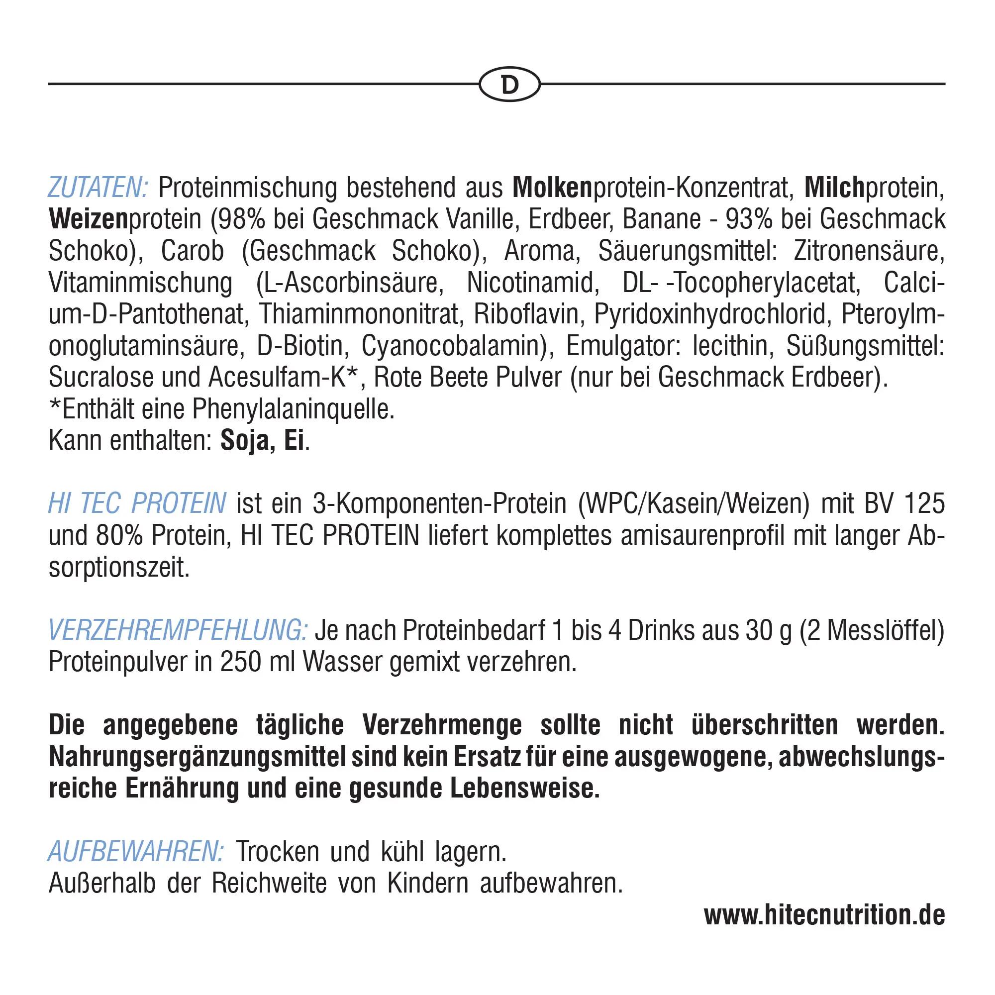 Odżywka białkowa Hi Tec Protein 2250g 2/3