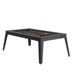 BILLARD STEEL ANTHRACITE - PIEDS GRIS - DRAP GREY