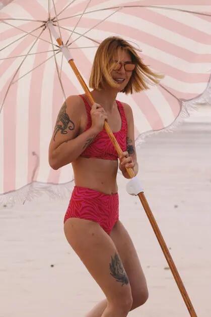 Bas de maillot de bain menstruel - Taille haute 3/5