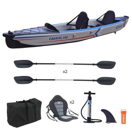 Kayak Gonflable 2 Personnes - Kohala Caravel 440 - 4,4m