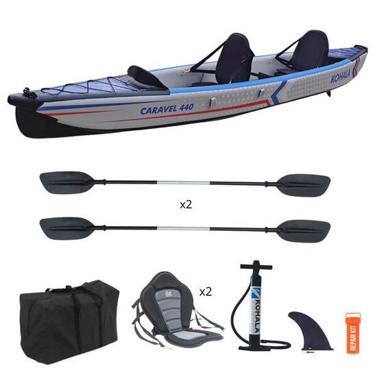 Kayak Gonflable 2 Personnes - Kohala Caravel 440 - 4,4m