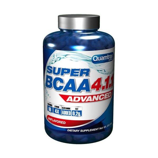 QUAMTRAX Quamtrax - Super BCAA Advanced 4.1.1 - 400 TABS - Melhora a recuperação