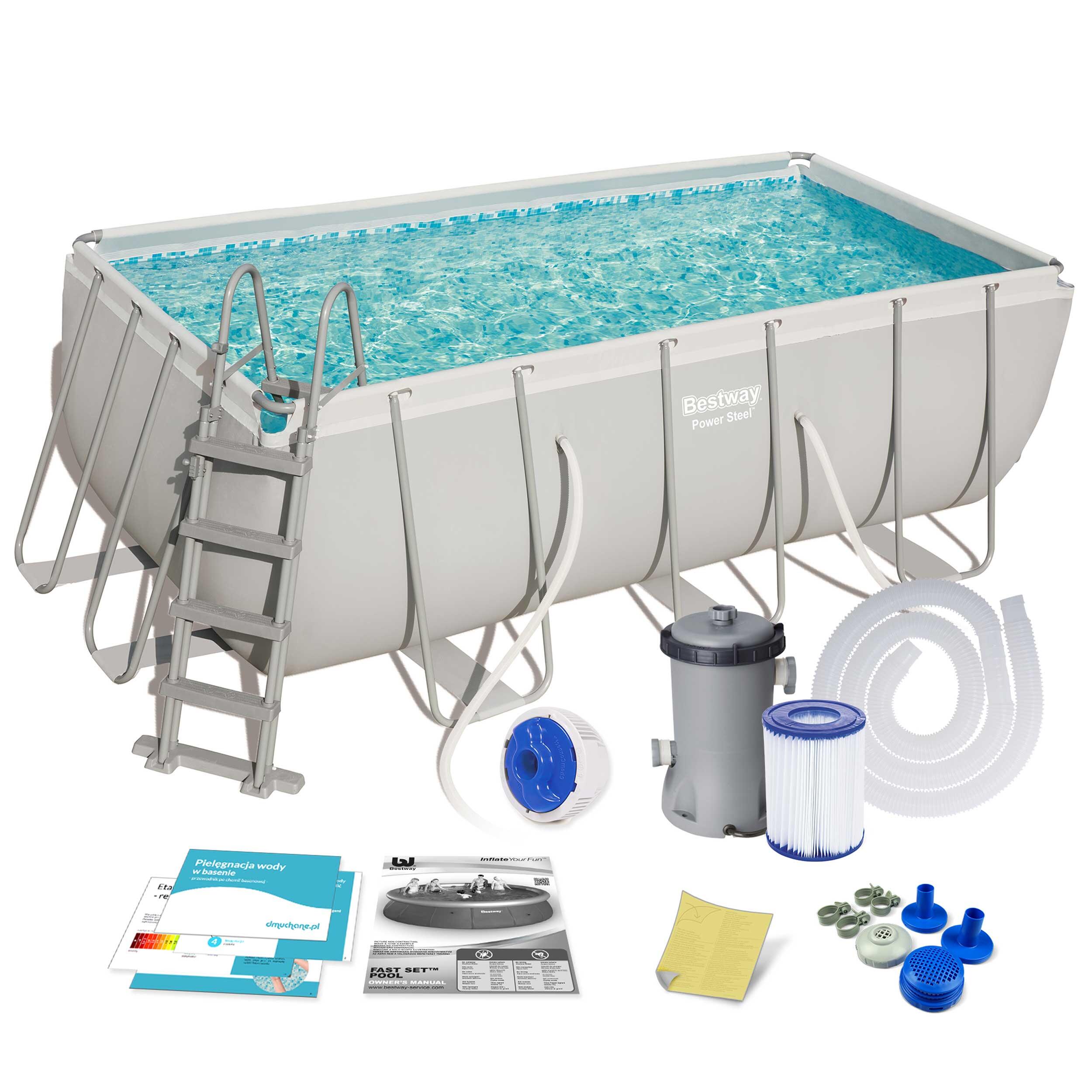 Bestway - Piscine Natation - Autoportante Gris - Piscine - Gris - Taille Unique - Decathlon