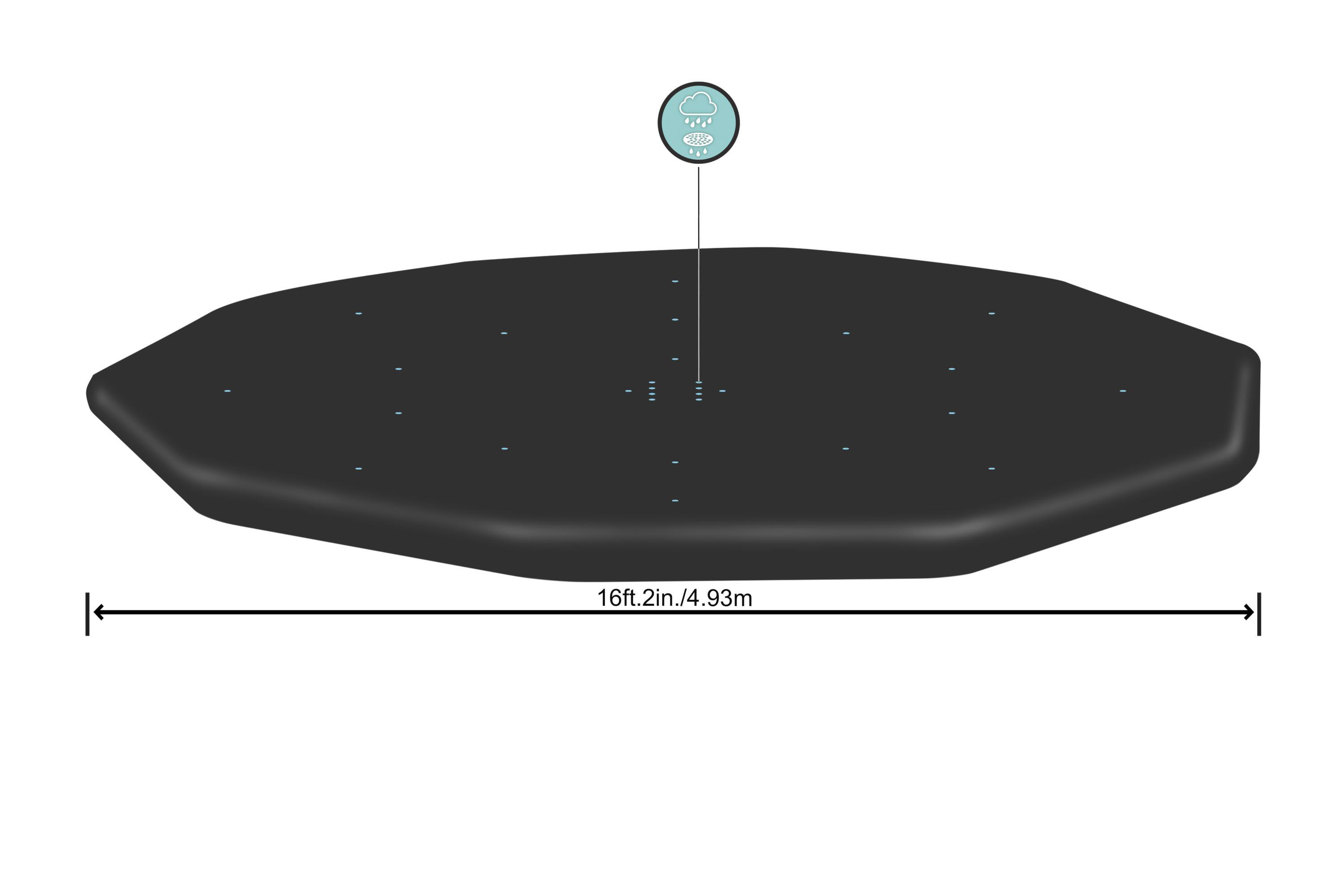 ÜBERSCHRIFT
Schwimmen Pool-Abdeckung Stahlrahmenpool 488 Cm - navy 3/4