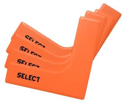 Trainen - multisport - onzijdig - trainingshoeken - rubber set van 4 - oranje