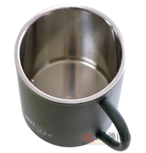 Kubek turystyczny Mil-Tec Termiczny 450ml Olive 2/3
