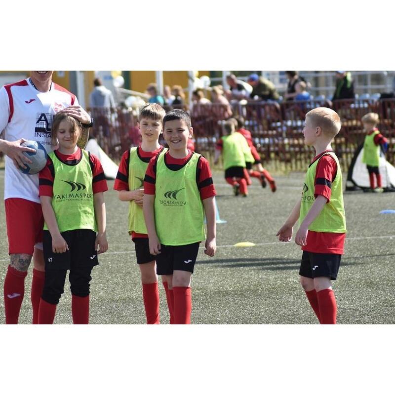 YAKIMASPORT Trainings-Bib Junior M Blau 4/4