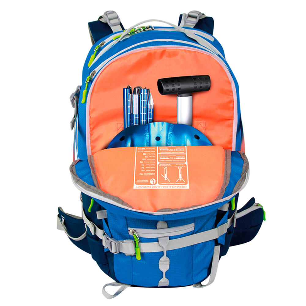 Sac à dos de randonnée Pro Level Sky 30L Marsupio Bleu 5/7